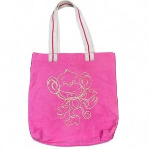 y2k‎ pink monkey tote